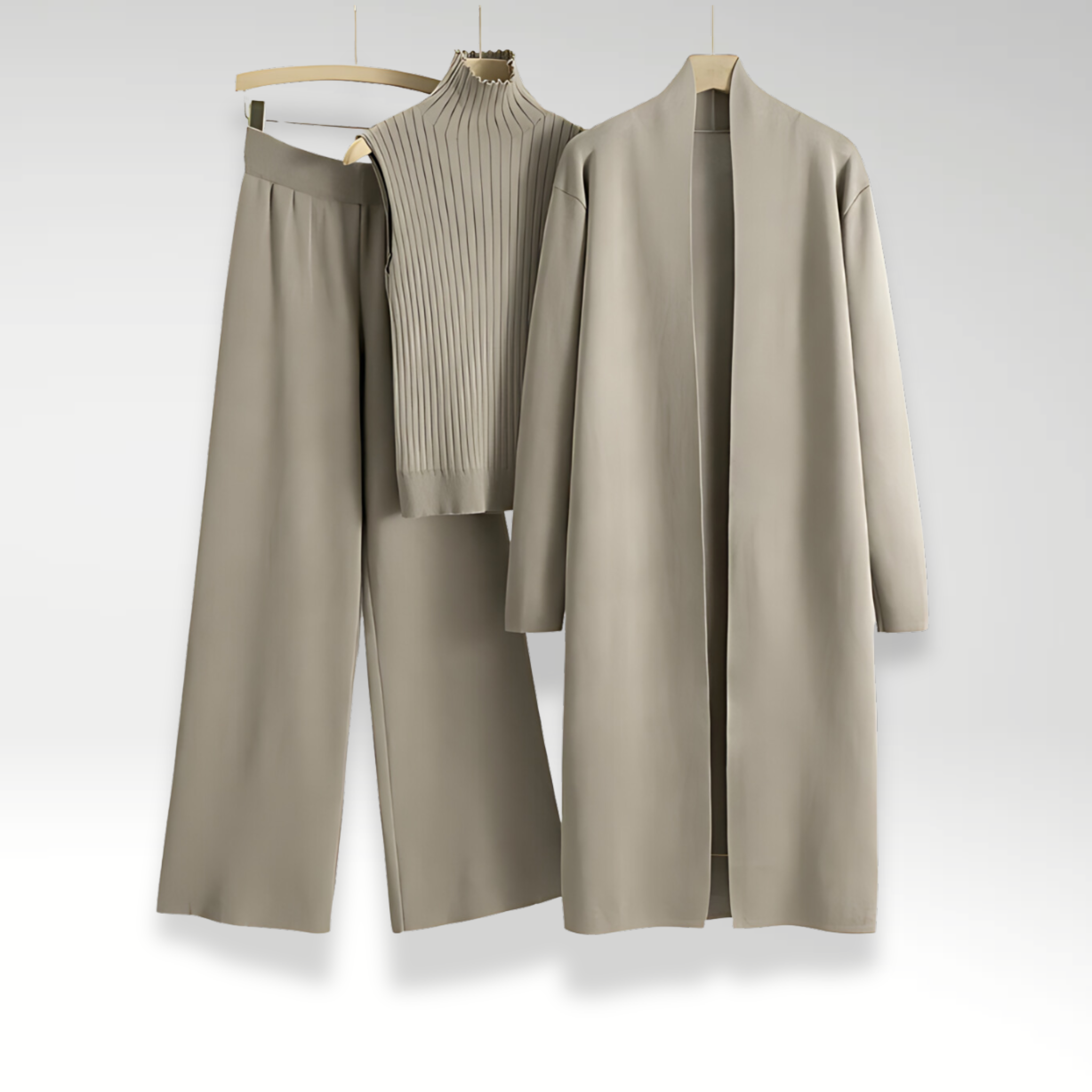 Beclaire™ | Ensemble trois pièces en maille Luxe