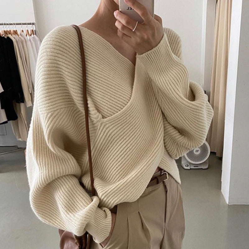Beclaire™ | Pull en tricot croisé chic