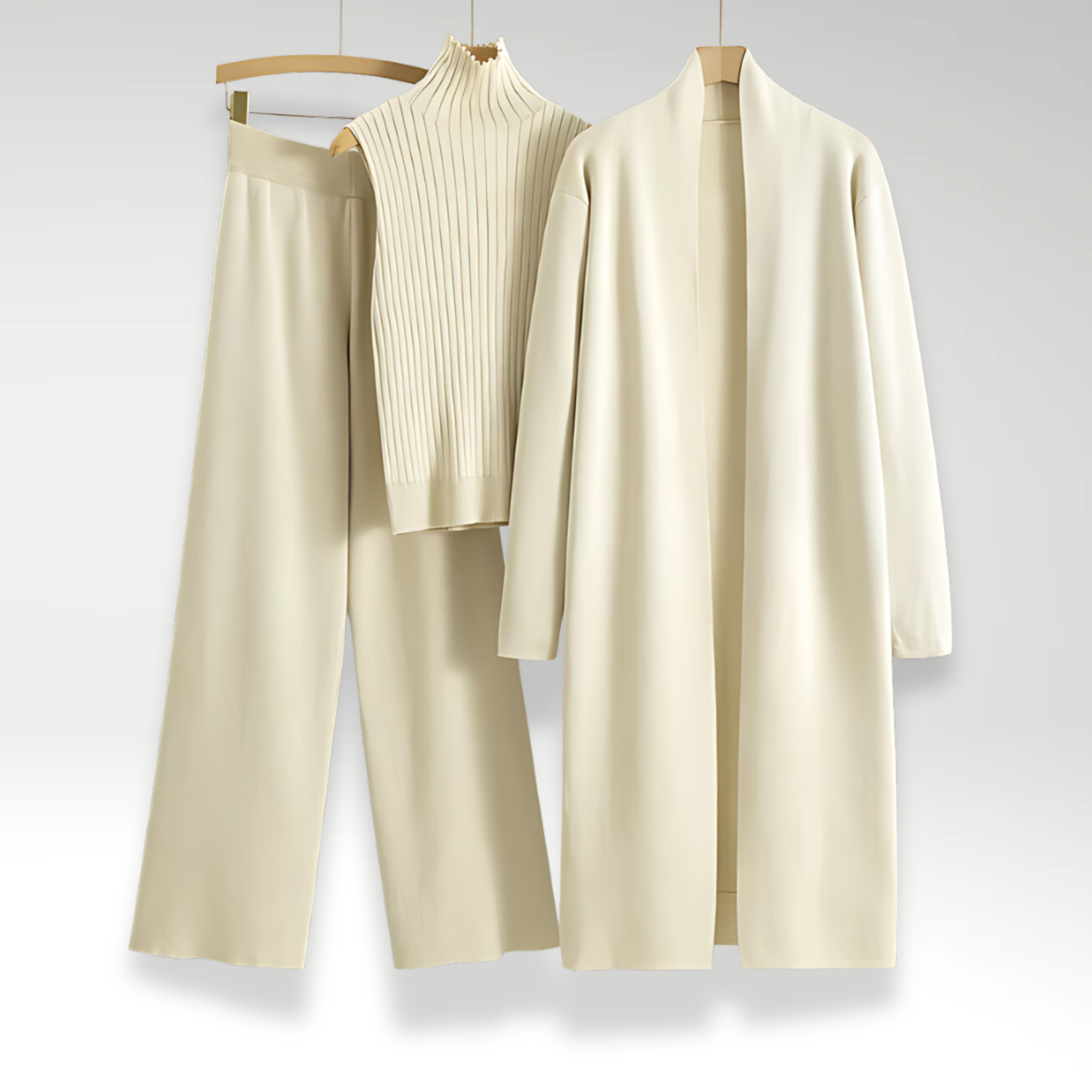 Beclaire™ | Ensemble trois pièces en maille Luxe