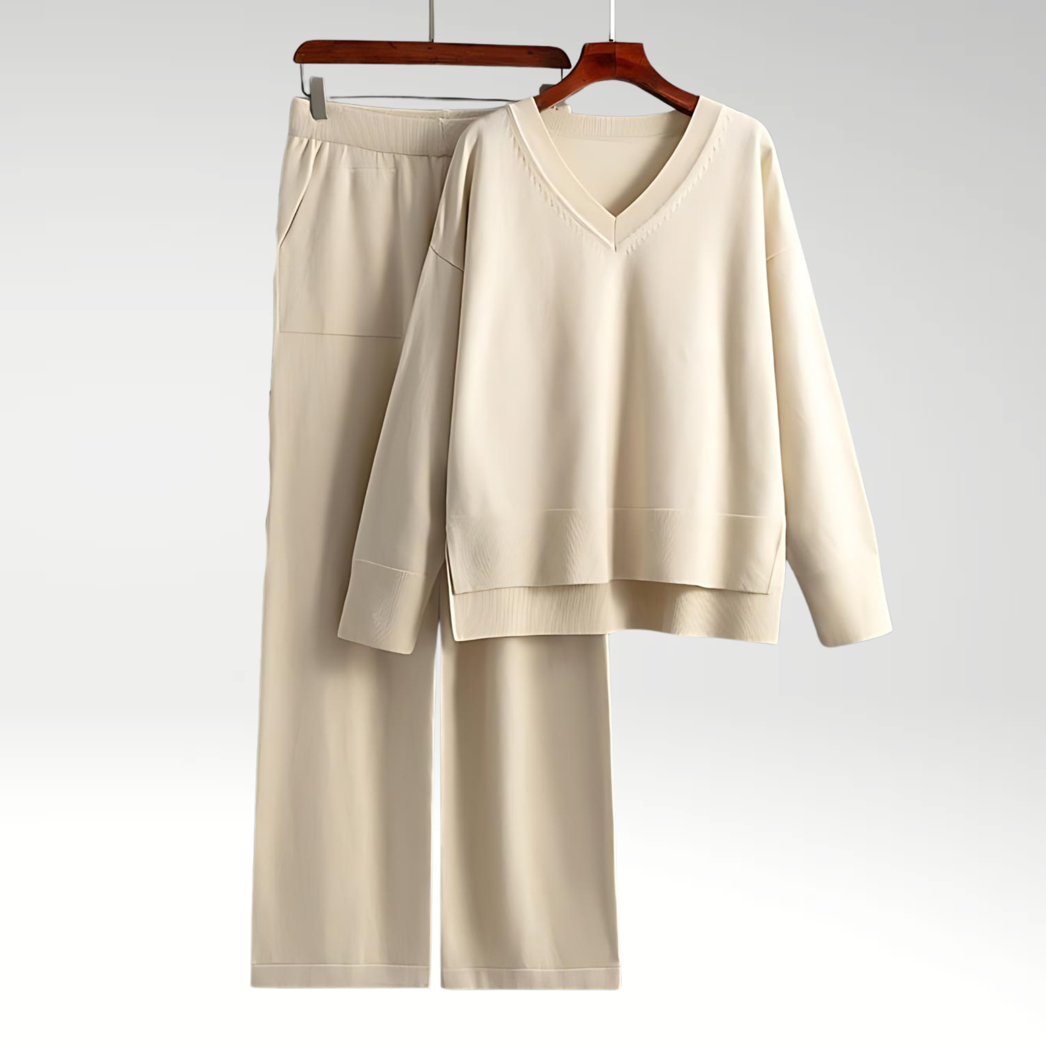 Beclaire™ | Luxe Ensemble deux pièces col V